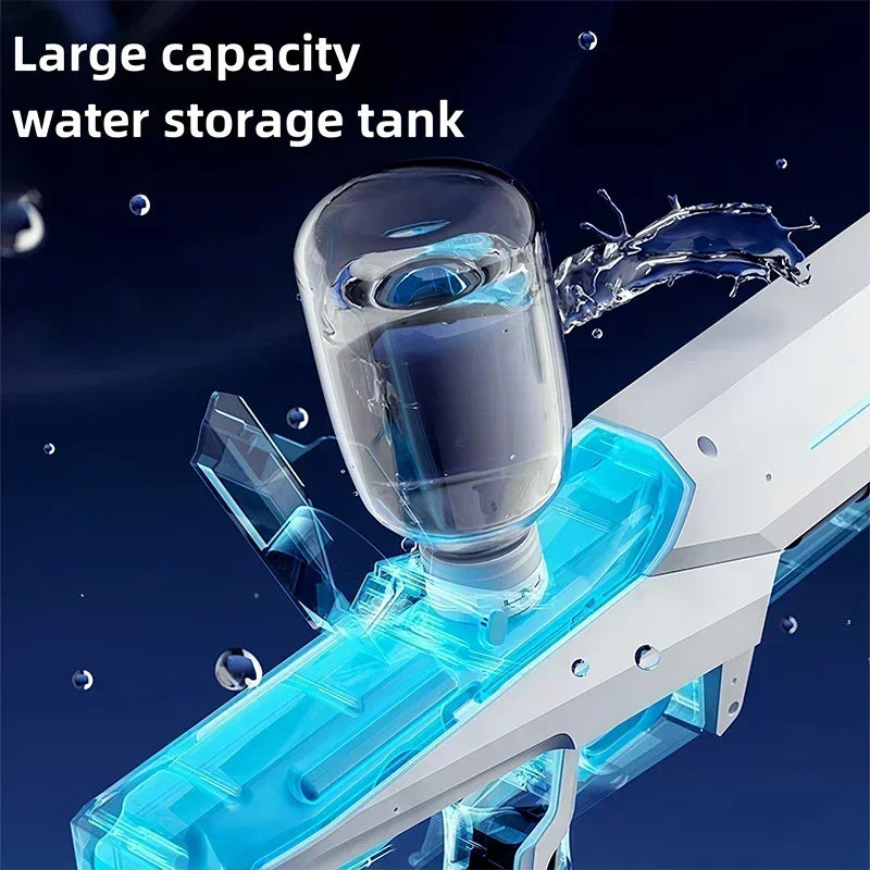 Children's electric water gun Black technology water drinking toy automatic pumping large capacity water gun